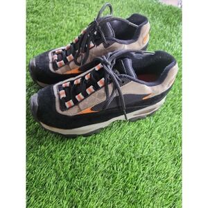 Easy Dogs Shoes Kids Size 6.5 Black Suede Lace Up Athletic Trail Sneakers